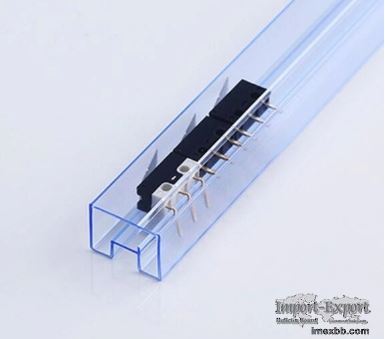 525mmx78mm PVC Clear Anti Static Ic Shipping Tubes Power Supply Module