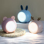 Cute Little Night Light LED Touch Stepless Dimming Bedroom USB Charging Bed
