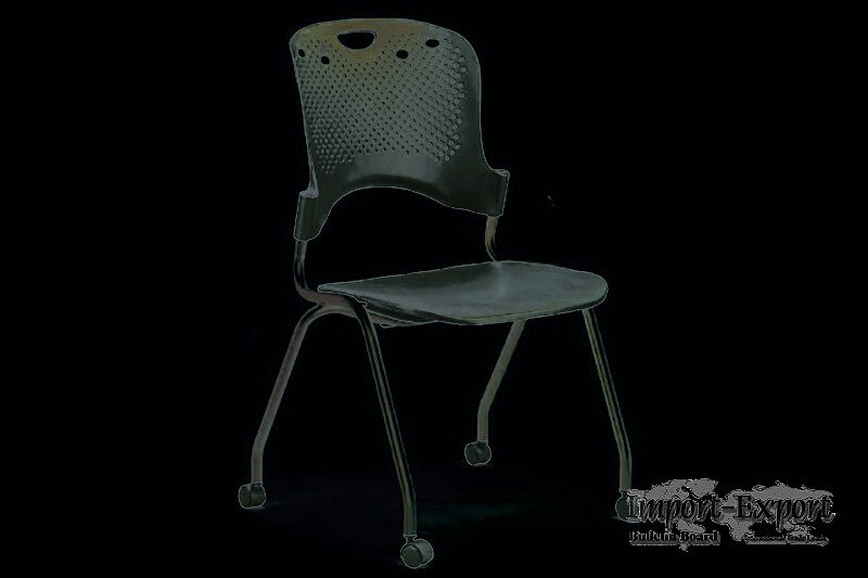 Stackable and Foldable Armless Training Chair