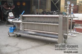 Pressure Industrial Filter Press Syrup Mini Oil Filter Press Machine For Ju