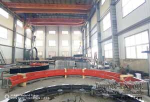 Alloy Steel Cement Mill Herringbone Customized Rotating Ring girth gear