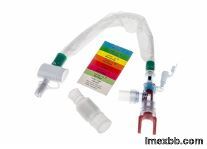 300mm L Piece Consumable Closed System Suction Catheter 10Fr For Adult