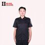 Security Check Black Summer Half Sleeve Shirt Uniform for Men