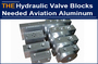 AAK hydraulic valve block uses aviation aluminum, William admired