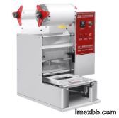 500W Disposable Automatic Tray Sealing Machine 500pcs/H For Tray And Bowl