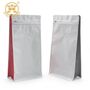 Flat Bottom VMPET Aluminum Coffee Bags 250g BOPP Zip Lock Pouch For Food