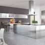 Simple Modern Stainless Steel Kitchen Cabinet Islands Style 2D 3D Drawing