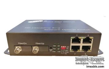 Cascading Fiber POE Switch Full Gigabit 4 POE Ethernet 2 Optical Port