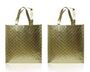 Biodegradable PP Woven Packaging Bags Folding Yellow Polypropylene Reusable
