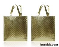 Biodegradable PP Woven Packaging Bags Folding Yellow Polypropylene Reusable