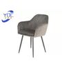 Dining Room Furniture Luxury Modern Velvet Metal Dining Chair Contemporary 