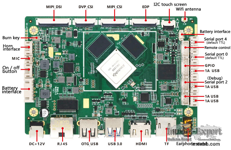 odm embedded RK3399 mini pc industrial Android tablet motherboard