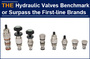 AAK hydraulic valve, benchmarking or surpassing the first-line brands