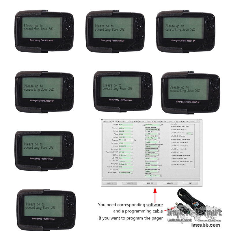 Telecommunication beeper Pocsag paging pager