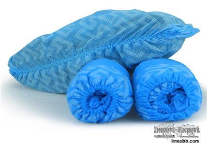 Non Woven Shoe Cover      disposable blue shoe       