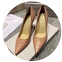 High Heels Women's Leather 2022 New Shallow Mouth Pointed Toe Stiletto