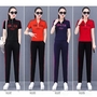 Monisa sports leisure suit with short sleeves and long trousers
