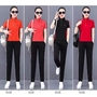 Monisa sports leisure colors suit with short sleeves and long trousers in s
