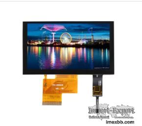 5.0" COG FPC TFT LCD Display 300cd/M2 800*480 ST5625 Capacitive Touch Scree