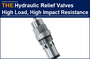  AAK Hydraulic Relief Valves with high load and high impact resistance