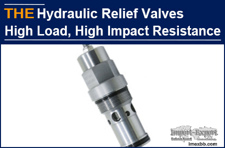 AAK Hydraulic Relief Valves with high load and high impact resistance