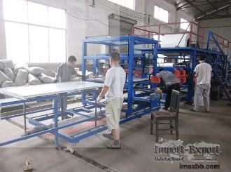 Wall Panel Alloyed Steel Z Lock EPS Sandwich Panel Line