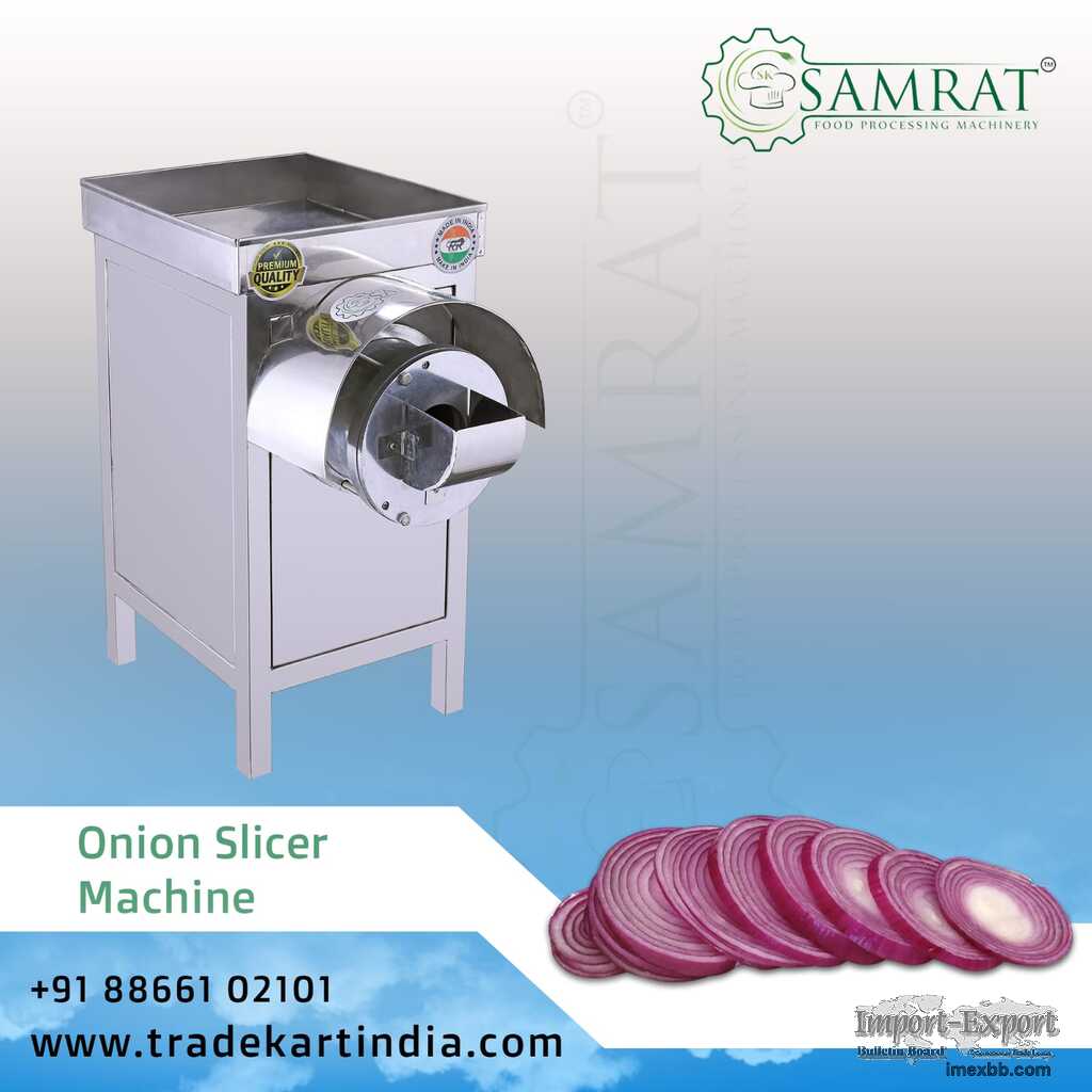 Onion slicer machine
