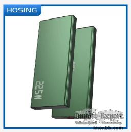 Green Metal Shell 22.5W Portable Powerbank For All Kinds Phone