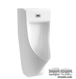 Men Corner Urinal Wall Mounted 355x331x738mm Back Water Inlet