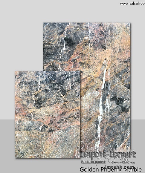Golden Phoenix Marble