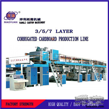 MS Corrugated Cardboard Production Line    Corrugated Cardboard Machine 