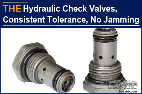 AAK Hydraulic Check Valves, Consistent Tolerance, No Jamming