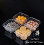 Pastry Preserved Fruits Square Clear Plastic To Go Containers For Bakery Co