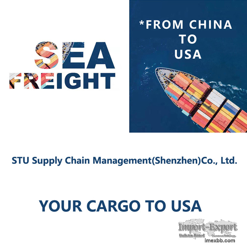 Freight Forwarder Sea Shipping From China to USA by LCL & FCL Shipments