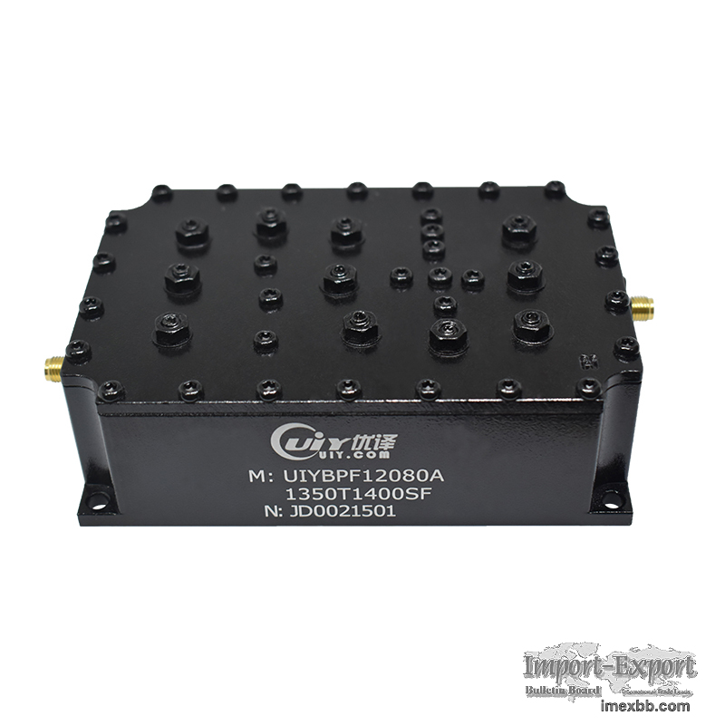 L Band 1350~1400MHz RF Band Pass Filter Return Loss 20dB