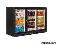 R134a Commercial Under Counter Triple Glass Back Bar Cooler With Fan Coolin