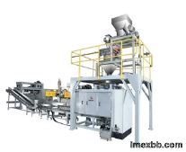 10 bags / min 30kg Automatic Weighing And Packing Machine Gravity Filling
