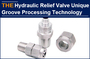 AAK make the groove of hydraulic relief valve with UG CAD module
