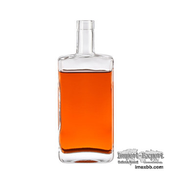 Rectangle 16 oz glass bottle with lids      Custom Design Glass Bottle  