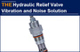 AAK hydraulic relief valve solved the vibration and noise problem