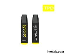 OEM TPD Disposable Vape Cigarette 600 Puffs 2.0ml Battery 500mAh Yellow Fru