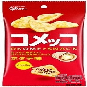Glico Komekko Scallop Flavored Rice snack 10 pieces