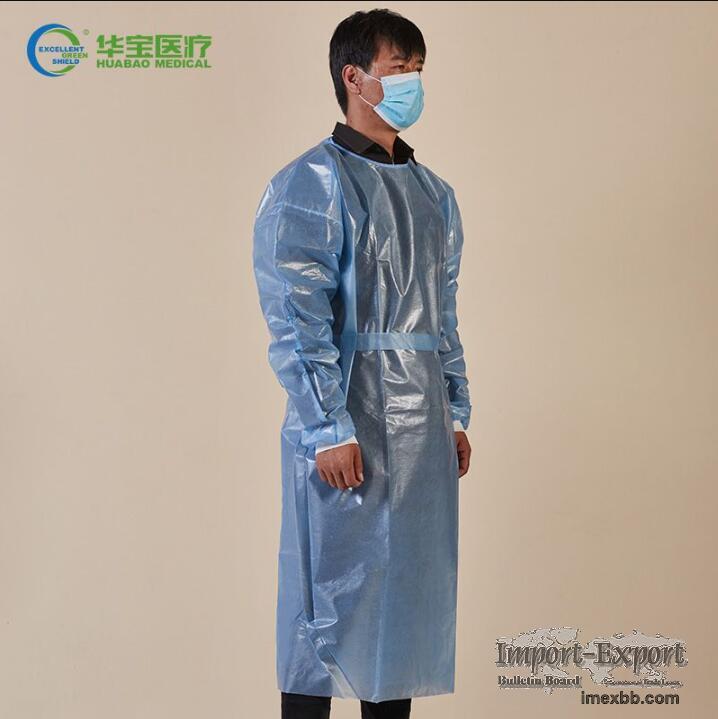 GA6-2001 Disposable Isolation Gown  Chemical Resistant Disposable Coveralls