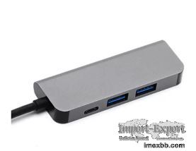 PD Charging Notebook Computer CE ROHS 4 In 1 USB C Hub