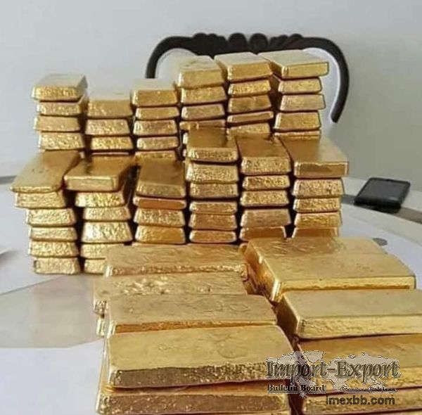 GOLD READY FOR EXPORTATION