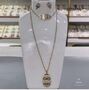 Bee Nest Rhinestone Necklace Bracelet Set K Gold Plated Stainless Steel Jew