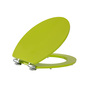Chartreuse Color MDF Toilet Seat with Chrome
