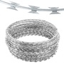 Razor Wire Heavy Hot Galvanized or S.S Security Concertina steel Wire Fence