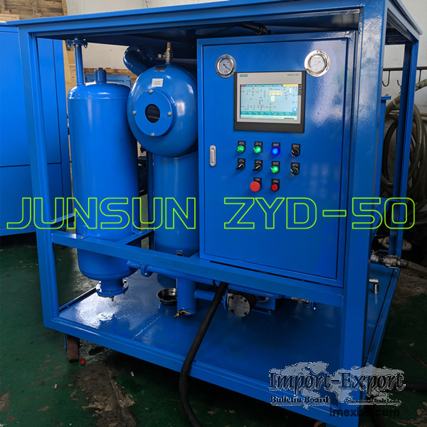 JUNSUN Thermal Vacuum Transformer Oil Purification (Oil Filtration) Machine