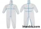 Chemical Resistant Disposable Microporous Protective Suit With Hood